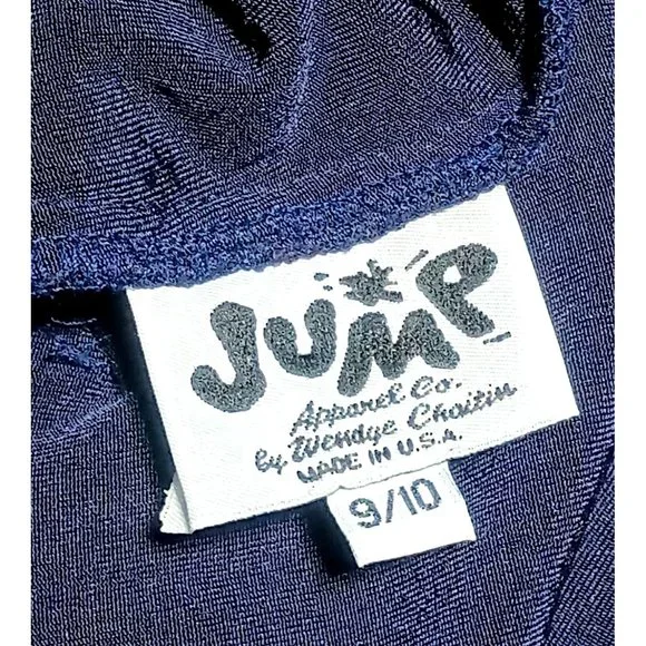 Vintage Glitter Dress Size 9 10 Navy Blue Long Length Open Back Ties High Vents - Picture 7 of 10